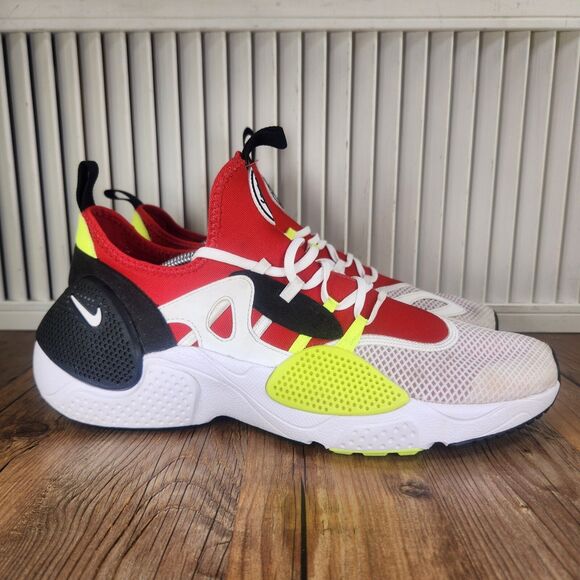 Nike Huarache Edge TXT Mens Size 12 White Red Colorful Running Shoes A01697-100 - Picture 1 of 9